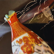 Load image into Gallery viewer, Plum blossom pattern Kutani ware Yobitsugi sake bottle  梅花柄九谷焼呼継ぎ徳利 - KOKO utsuwa