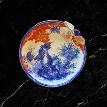 Load image into Gallery viewer, Yobitsugi Plate Kutani ware with Plant Pattern  植物柄久谷焼呼継ぎ皿