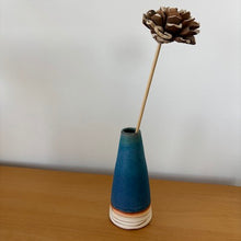 Load image into Gallery viewer, Tokoname Flower Vase  -blue-