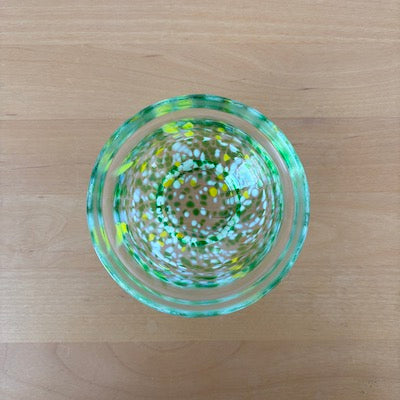 Matsugaoka Glass Bowl -Wakakusa Green-