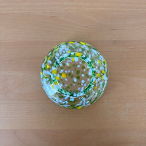 Matsugaoka Glass Bowl -Wakakusa Green-