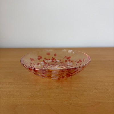 Matsugaoka Glass Plate -Sumomo Pink-