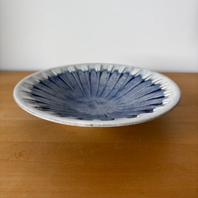 Hyozan Deep Carved Bowl -Fuji-