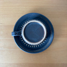 Load image into Gallery viewer, Nekome Espresso Cup &amp; Saucer   -Kuro Kairagi-