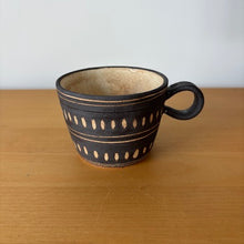 Load image into Gallery viewer, Nekome Espresso Cup &amp; Saucer   -Kuro Kairagi-