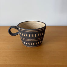 Load image into Gallery viewer, Nekome Espresso Cup &amp; Saucer   -Kuro Kairagi-
