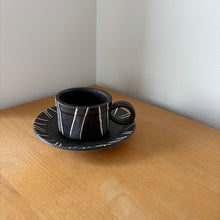 Load image into Gallery viewer, Espresso Cup &amp; Saucer   Hyoshiki
