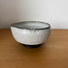 Load image into Gallery viewer, Shirayuki – Snow Speckle Katakuchi Matcha Bowl