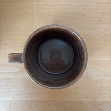 Load image into Gallery viewer, Earthen Brown Two-Tone Dot Mug