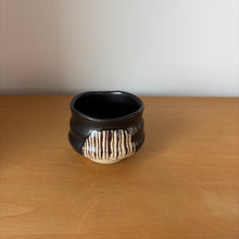 Load image into Gallery viewer, Rokubei  Guinomi Cup  -Black Oribe-