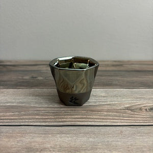 Tsubame Kobo  Platinum Blue  Sake Cup