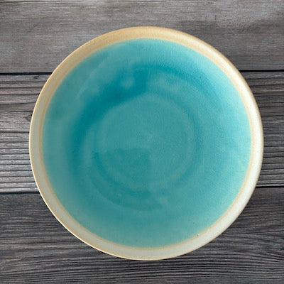 SAKUZAN Gloss Plate  -Turquoise- - KOKO utsuwa