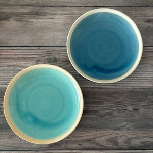 SAKUZAN Gloss Plate  -Turquoise- - KOKO utsuwa