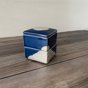 Jubako Box   Ruri-yu Ginsai Namimon - KOKO utsuwa