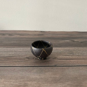 Gold Mesh Katakuchi Sake Serving Cup - KOKO utsuwa