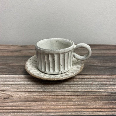 Espresso Cup & Saucer  Shinogi - KOKO utsuwa
