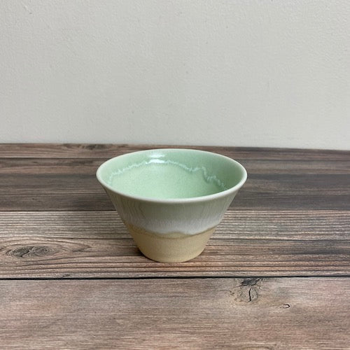 Pastel Jello Bowl  (green x cream) - KOKO utsuwa