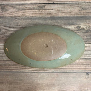 Oval Plate  Gray - KOKO utsuwa